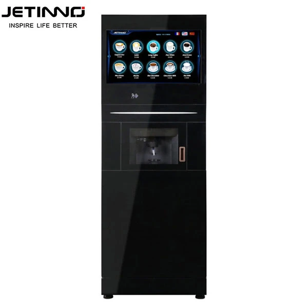 JL500-ESFB7C-P Commercial automatic espresso coffee & fresh brew tea vending machine factory
