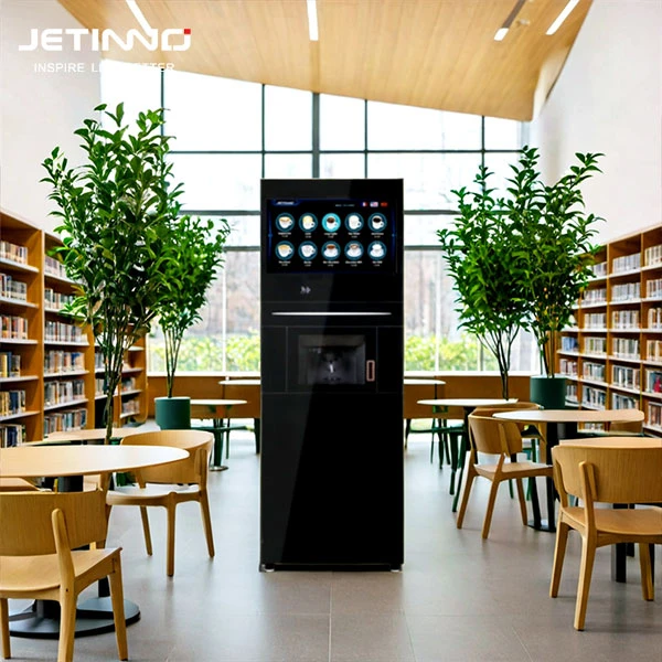 JL500-ESFB7C-P Commercial automatic espresso coffee & fresh brew tea vending machine price