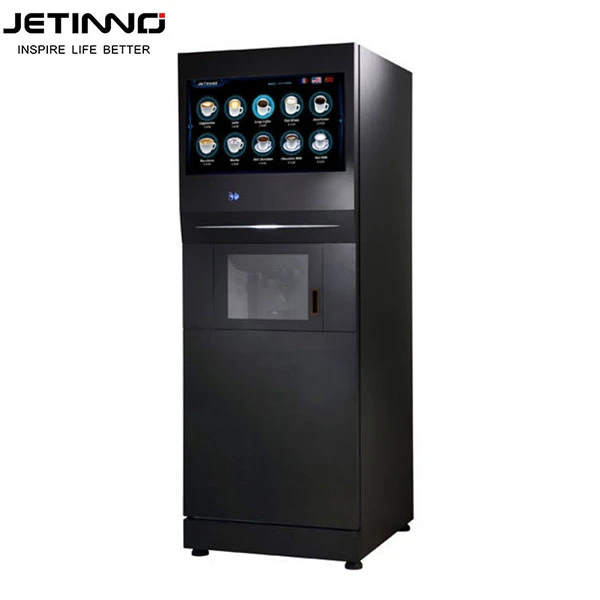 JL500-ESFB7C-P Commercial automatic espresso coffee & fresh brew tea vending machine suppliers